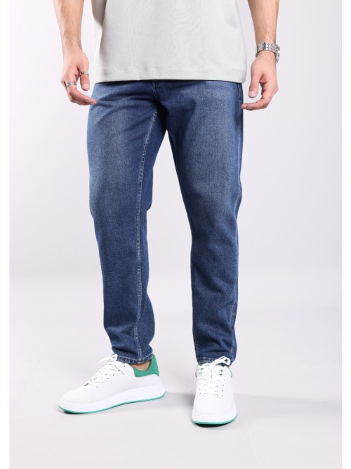 314 Boyfriend Mavi Yıkamalı Rahat Denim Erkek Jeans
