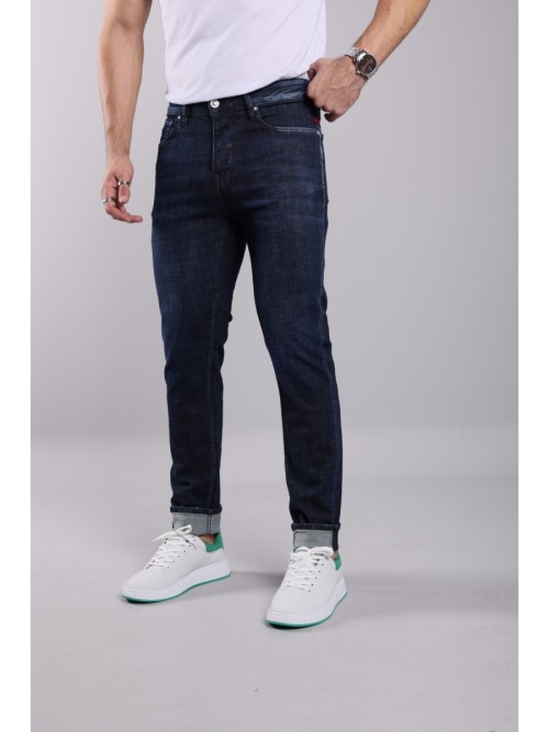 1099 Slim Fit Lacivert Rahat Denim Erkek Jeans