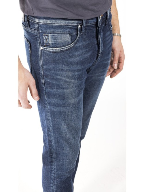 0020 Süper Slim Fit Mavi Rahat Denim Erkek Jeans