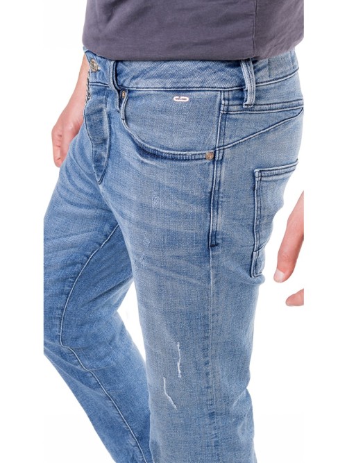 1099 Slim Fit Açık Mavi Rahat Denim Erkek Jeans