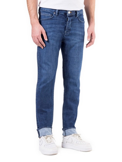 1099 Slim Fit Mavi Rahat Denim Erkek Jeans